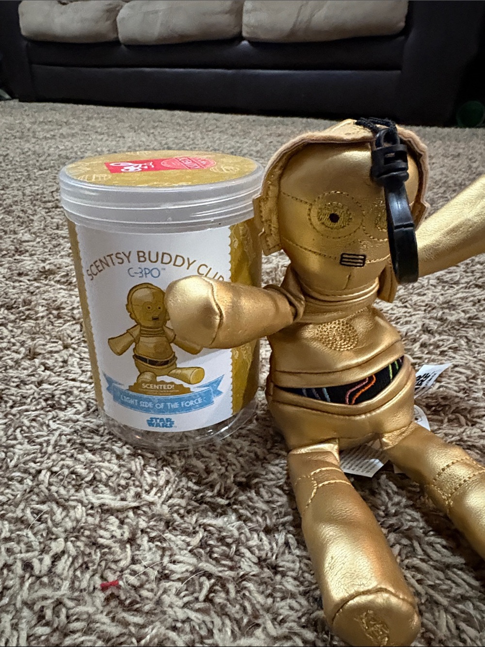 Scentsy C-3PO Metallic Gold Scented Buddy Plush